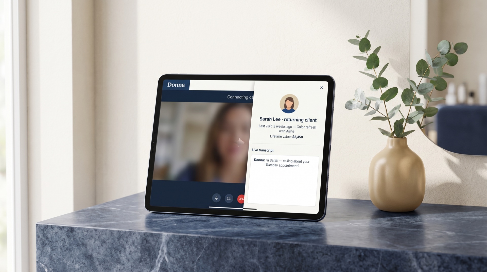 Caller ID and History — Della AI receptionist