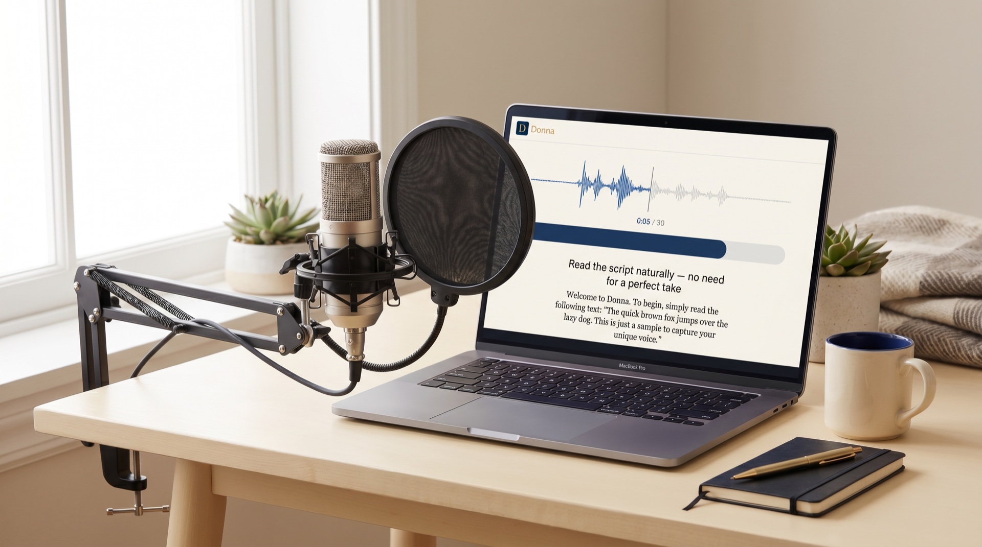 Custom Voice Cloning — Della AI receptionist