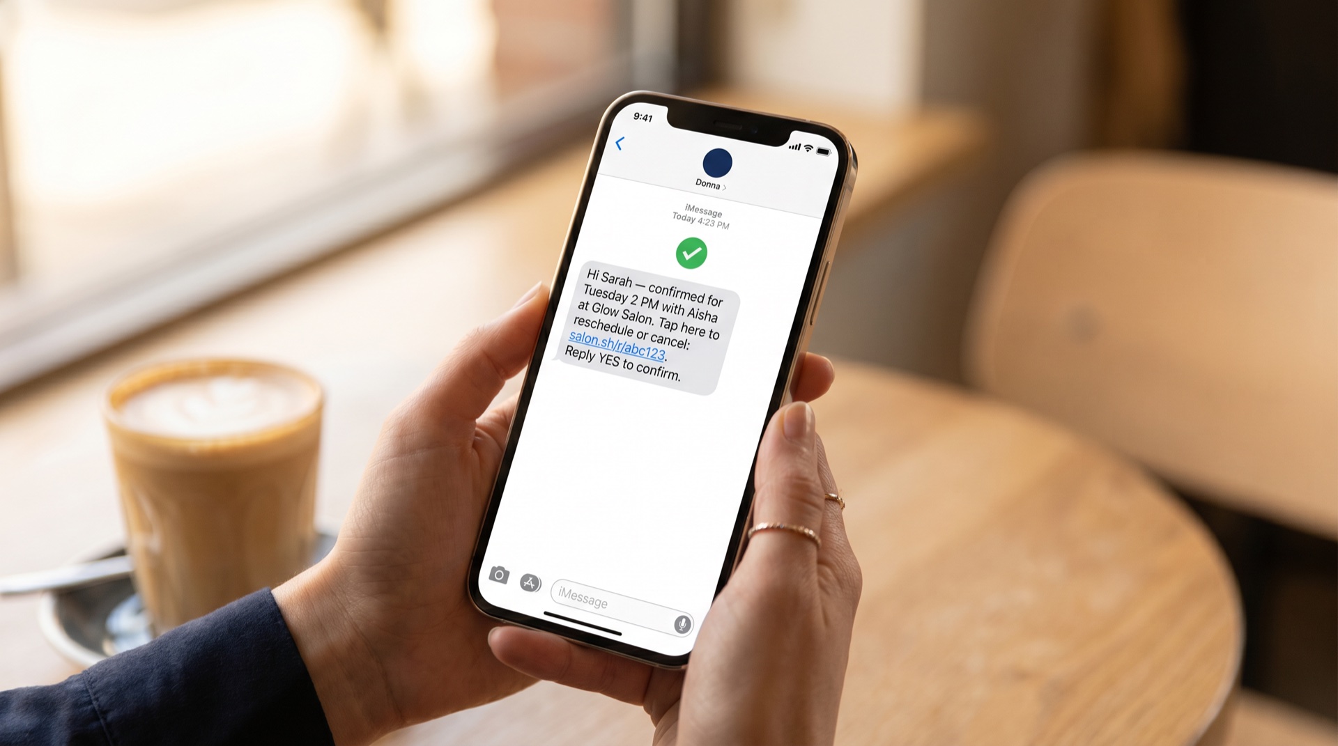 SMS Confirmations — Della AI receptionist