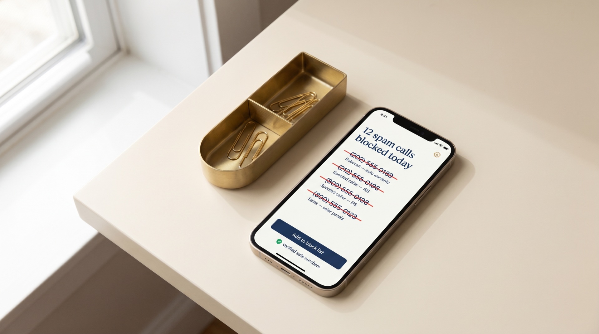 Spam Filter — Della AI receptionist